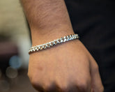 10K White Gold Miami Cuban Bracelet (Regular) - 9.0MM - White Carat - USA & Canada